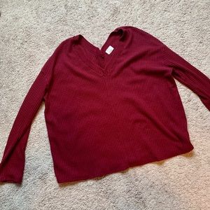 Red sweater